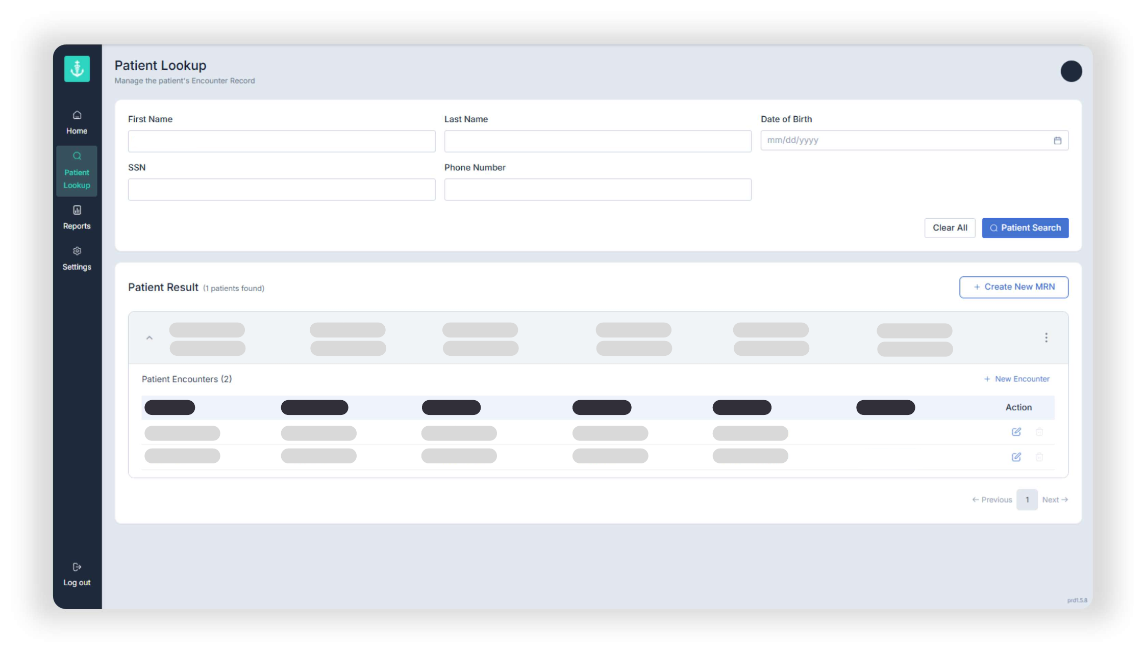 Anchor — Patient Lookup